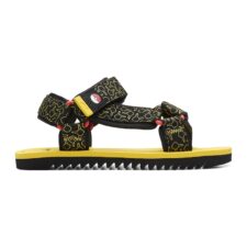 Sandale cu inchidere velcro si imprimeu