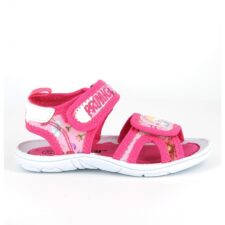 Sandale cu inchidere velcro si imprimeu floral