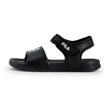 Sandale cu inchidere velcro si logo Fiori