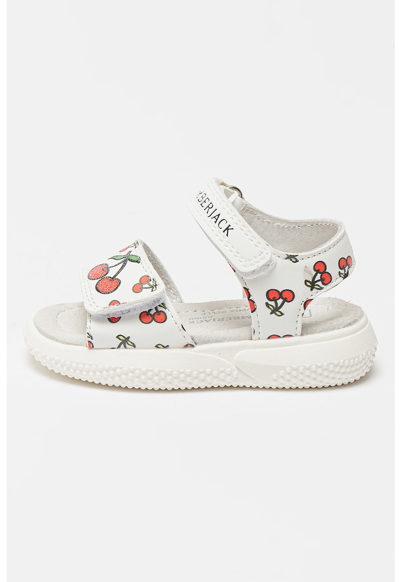 Sandale cu inchidere velcro si model Emily Cherries 1 Sandale cu inchidere velcro si model Emily Cherries