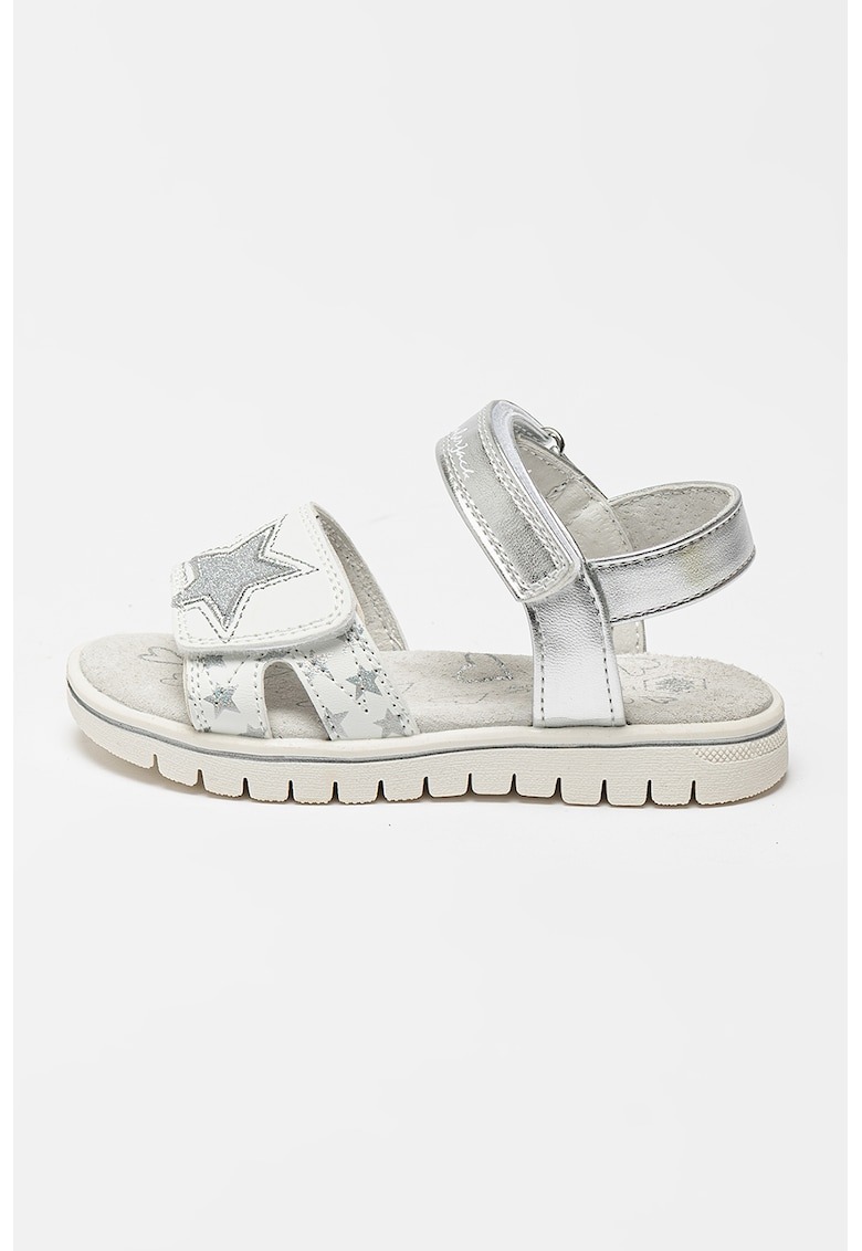 Sandale cu inchidere velcro si model cu stele Lara 1 Sandale cu inchidere velcro si model cu stele Lara