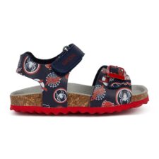 Sandale cu inchidere velcro si model grafic