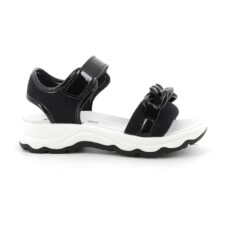 Sandale cu insertii lacuite