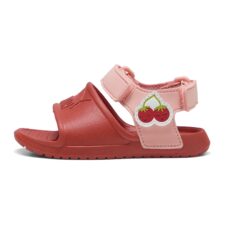 Sandale cu logo si inchidere cu velcro