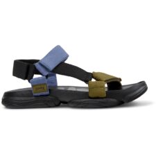 Sandale cu model colorblock si inchidere velcro Karst