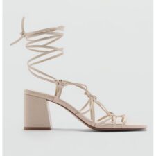 Sandale cu model petrecut si toc masiv Felisa