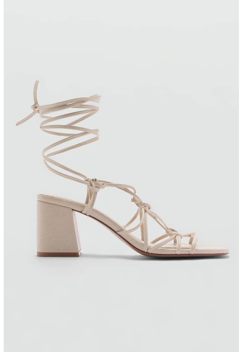 Sandale cu model petrecut si toc masiv Felisa 1 Sandale cu model petrecut si toc masiv Felisa