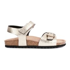 Sandale cu model piele de reptila in relief