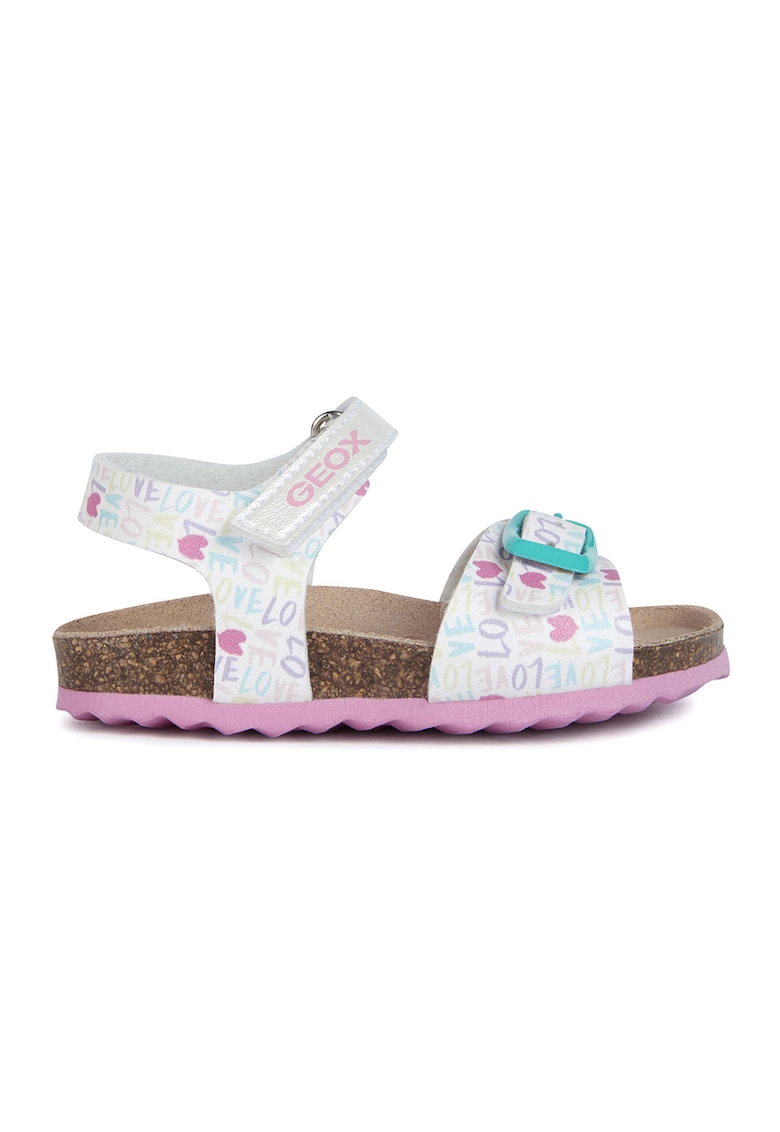 Sandale cu model si bareta ajustabila 1 Sandale cu model si bareta ajustabila