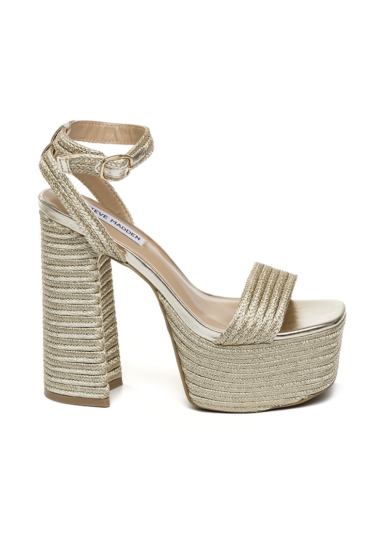 Sandale cu model stratificat si aspect impletit 1 Sandale cu model stratificat si aspect impletit