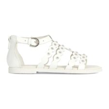 Sandale cu nituri si talpa plata