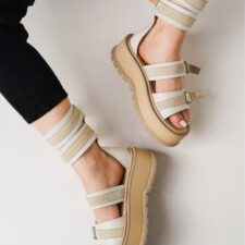 Sandale cu platforma  - Baby - Bej -