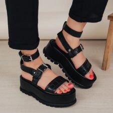 Sandale cu platforma Glami