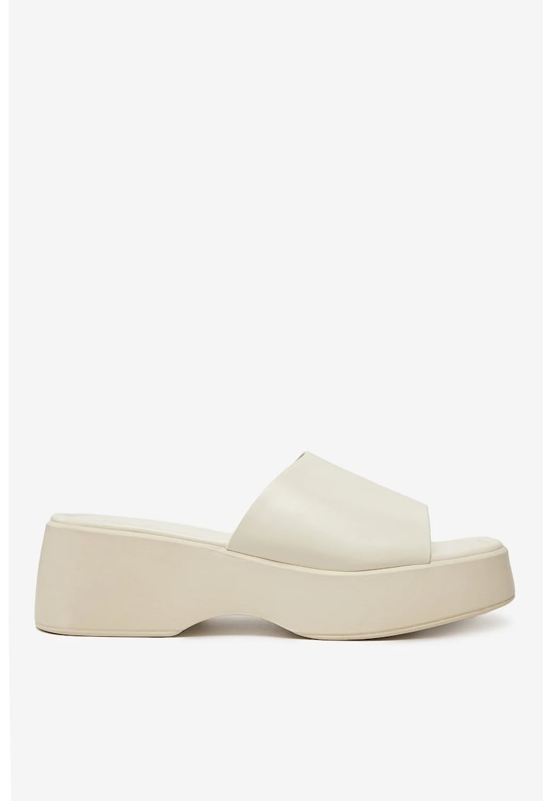 Sandale cu platforma Sintetic - Alb 1 Sandale cu platforma  Sintetic - Alb