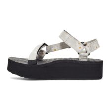 Sandale cu platforma si imprimeu floral