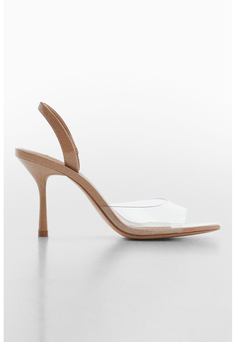 Sandale cu segment transparent Becky 1 Sandale cu segment transparent Becky