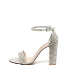 Sandale cu strasuri si toc masiv Carrson