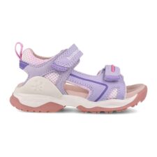 Sandale cu talpa demi-wedge si inchidere velcro