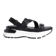 Sandale cu talpa flatform si logo