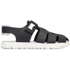 Sandale cu talpa plata - model uni si inchidere velcro Orugua