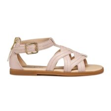 Sandale cu talpa plata si catarama