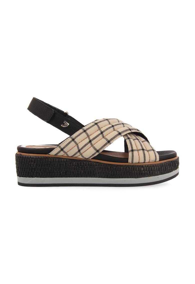 Sandale cu talpa wedge si barete incrucisate Goolwa 1 Sandale cu talpa wedge si barete incrucisate Goolwa