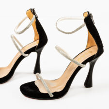 Sandale cu toc Adykam Negre 2