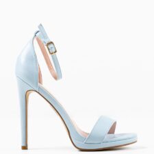 Sandale cu toc Akou Albastre