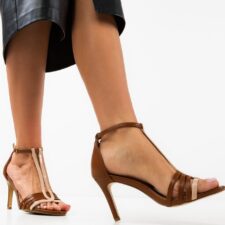 Sandale cu toc Amykan Maro