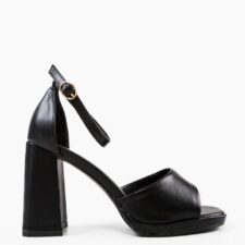 Sandale cu toc Apolon Negre