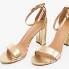 Sandale cu toc Aurora Aurii 2
