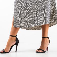 Sandale cu toc Blyana Negri 2