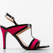 Sandale cu toc Bonita Fuchsia