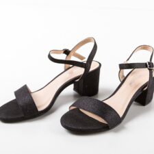 Sandale cu toc Boone Negre