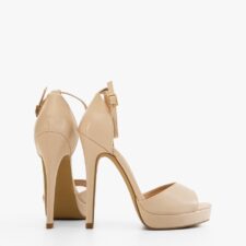 Sandale cu toc Calder Bej