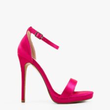 Sandale cu toc Cassie Fuchsia
