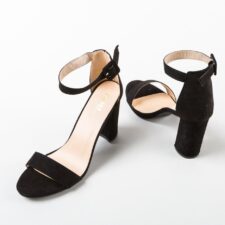 Sandale cu toc Coja Negre
