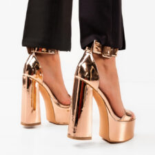 Sandale cu toc Colin Roze