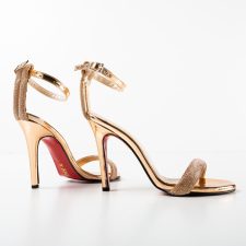 Sandale cu toc Dyra Rose