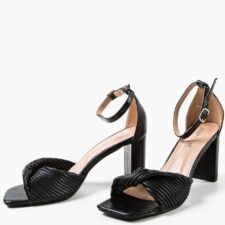 Sandale cu toc Eileen Negre