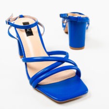 Sandale cu toc Frida Albastre