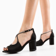 Sandale cu toc Gustav Negre