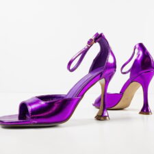 Sandale cu toc Honeyman Mov