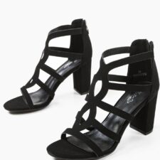 Sandale cu toc Hoshino Negre