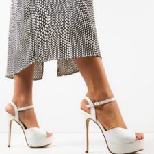 Sandale cu toc Ivy Albe