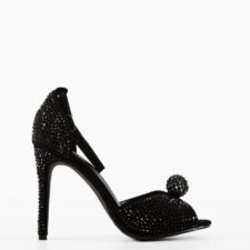 Sandale cu toc Jahan Negre