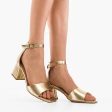 Sandale cu toc Jakub Aurii