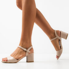 Sandale cu toc Jelisaveta Roz