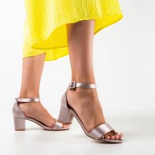 Sandale cu toc Kijon Gri