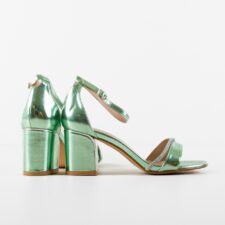Sandale cu toc Lasgun Verzi